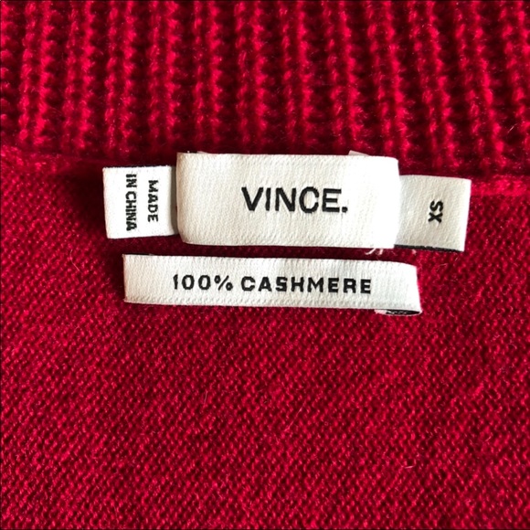 VINCE. 100% CASHMERE TURTLE NECK SWEATER SIZE XS - Picture 6 of 8